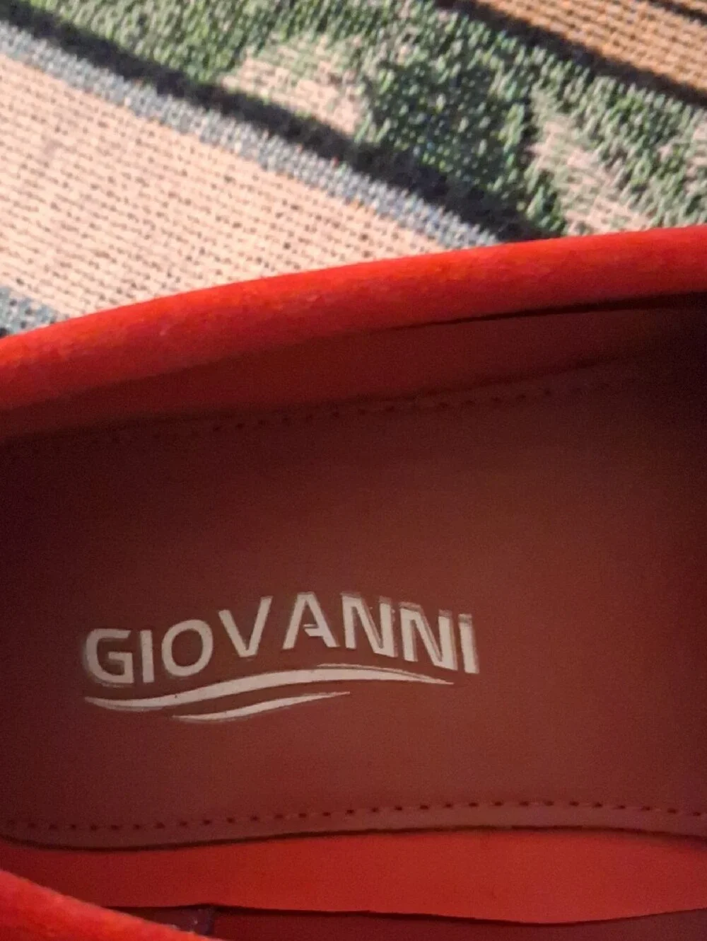 VANNI Red Suede Men’s Bit-Detail Loafers